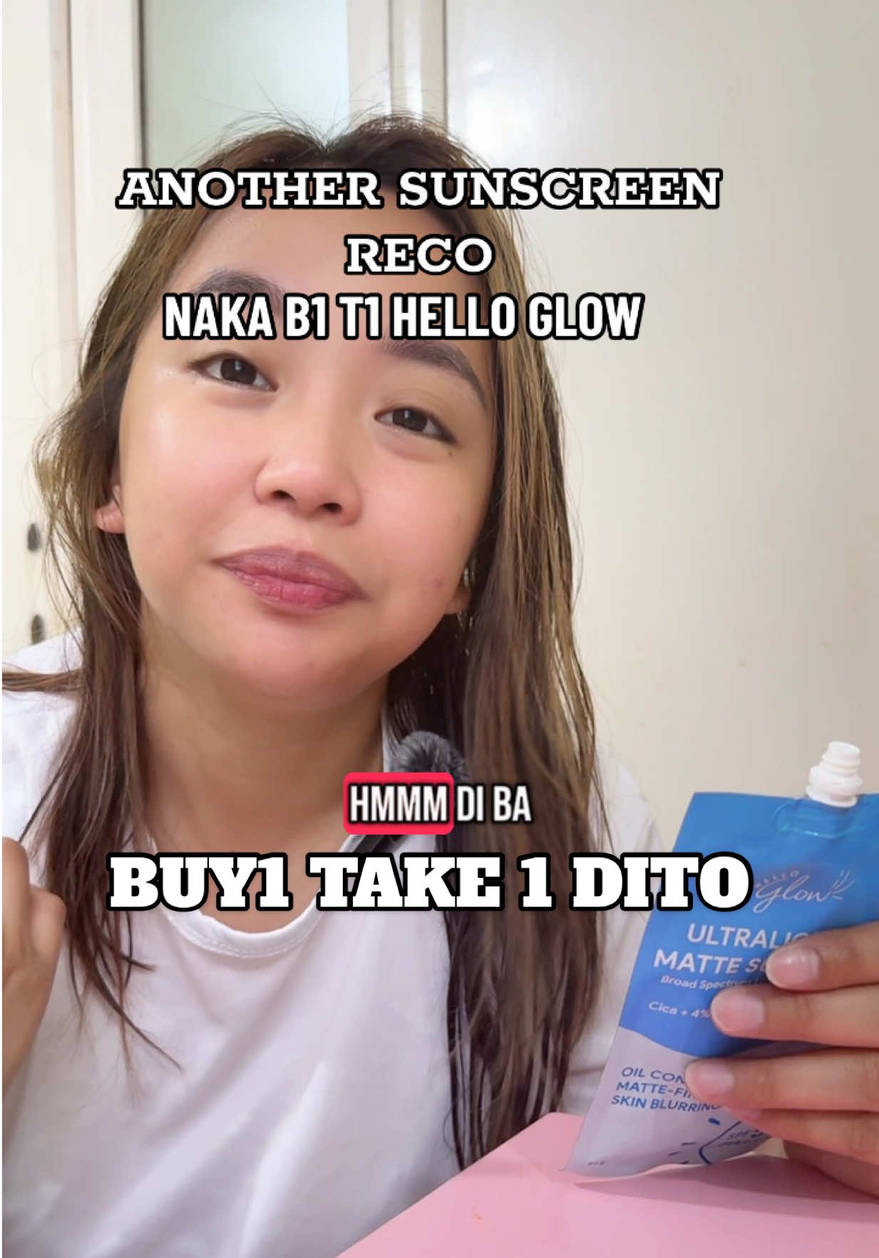 dibaaa sorry my face is maga #sunscreenreco #sunscreenviral #helloglowsunscreens #helloglow #tiktokfinds #teressentials 