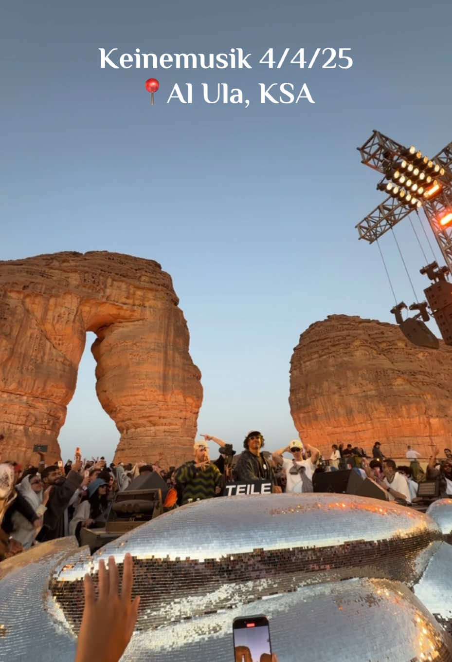 Keinemusik at Al Ula ! 🪭☁️ #keinemusik #alula #ksa #saudiarabia #keinemusikalula #fyp @Keinemusik @Keinemusik  @Adam Port @&ME @Rampa 