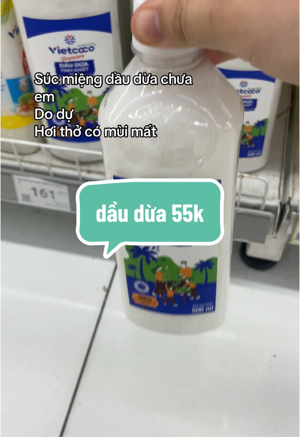 thử dầu dừa chưa em #daudua #dauduavietcoco #vietcoco #xuhuong #linhsieuthi 