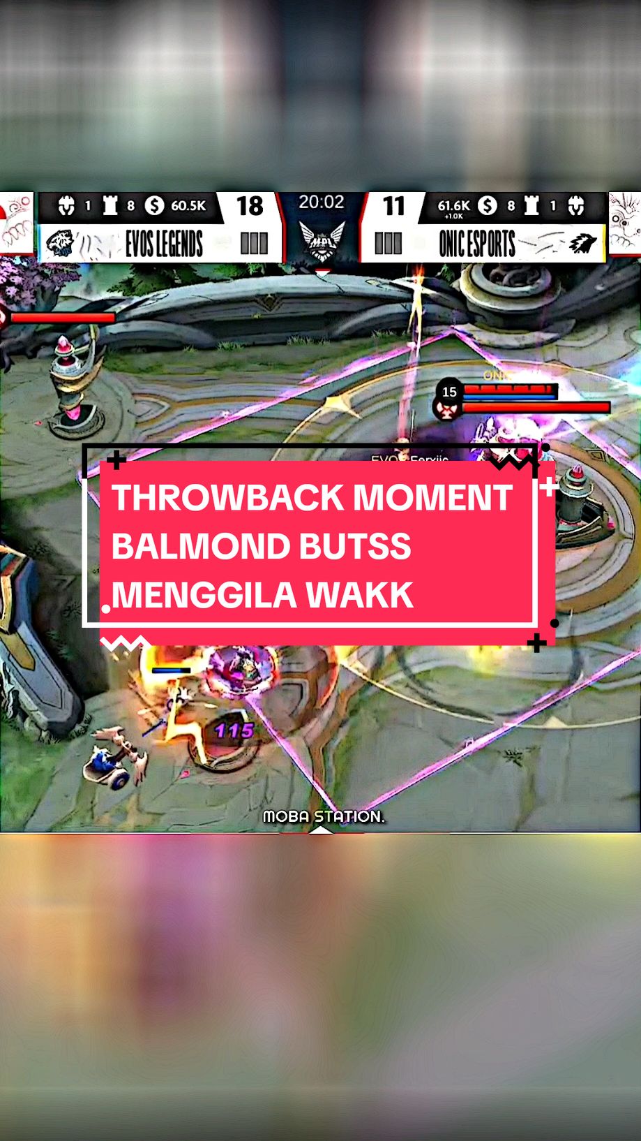 THROWBACK MOMENT BALMOND BUTSS MENGGILA DAN MEMBUAT EPIC COMEBACK UNTUK ONIC | EVOS LEGEND VS ONIC, GAME 1 MPLID S8• #evosesports #onicesport #mpls8 #GatherTogether #MLBBGoldenMonth #fypシ 