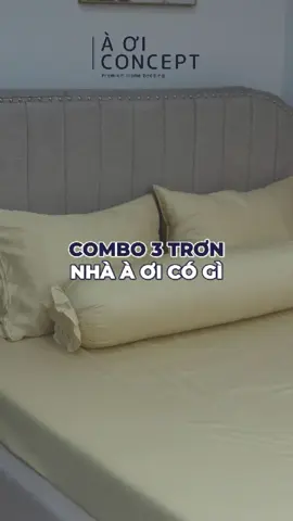 Combo 3 Tencel trơn nhà À Ơi có gì? #aoiconcept #changagoi #bedding #tencel