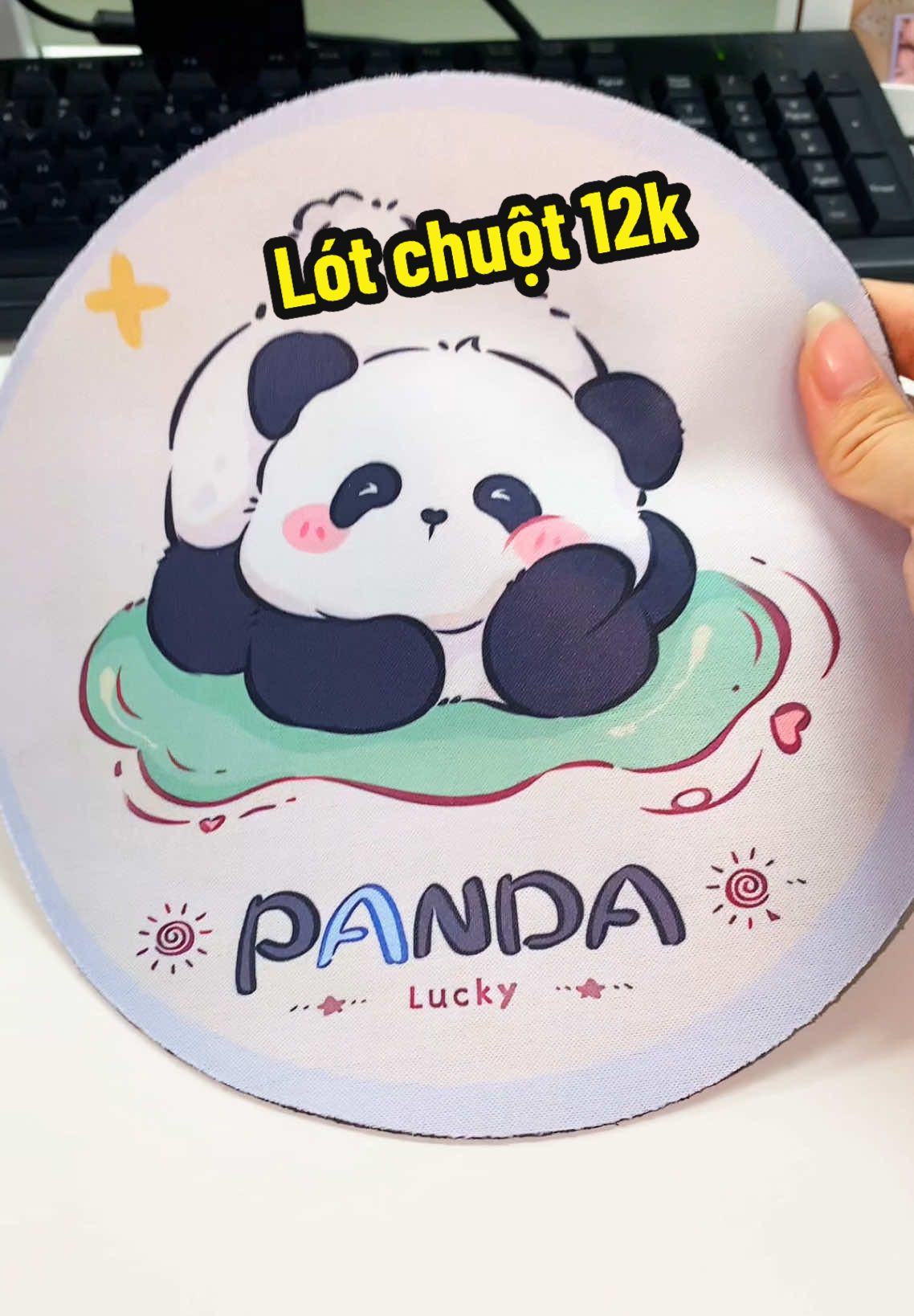 Lót chuột 12k freeship, nhiều hình cute, mn lựa chọn thoải mái nha #lotchuot #panda 