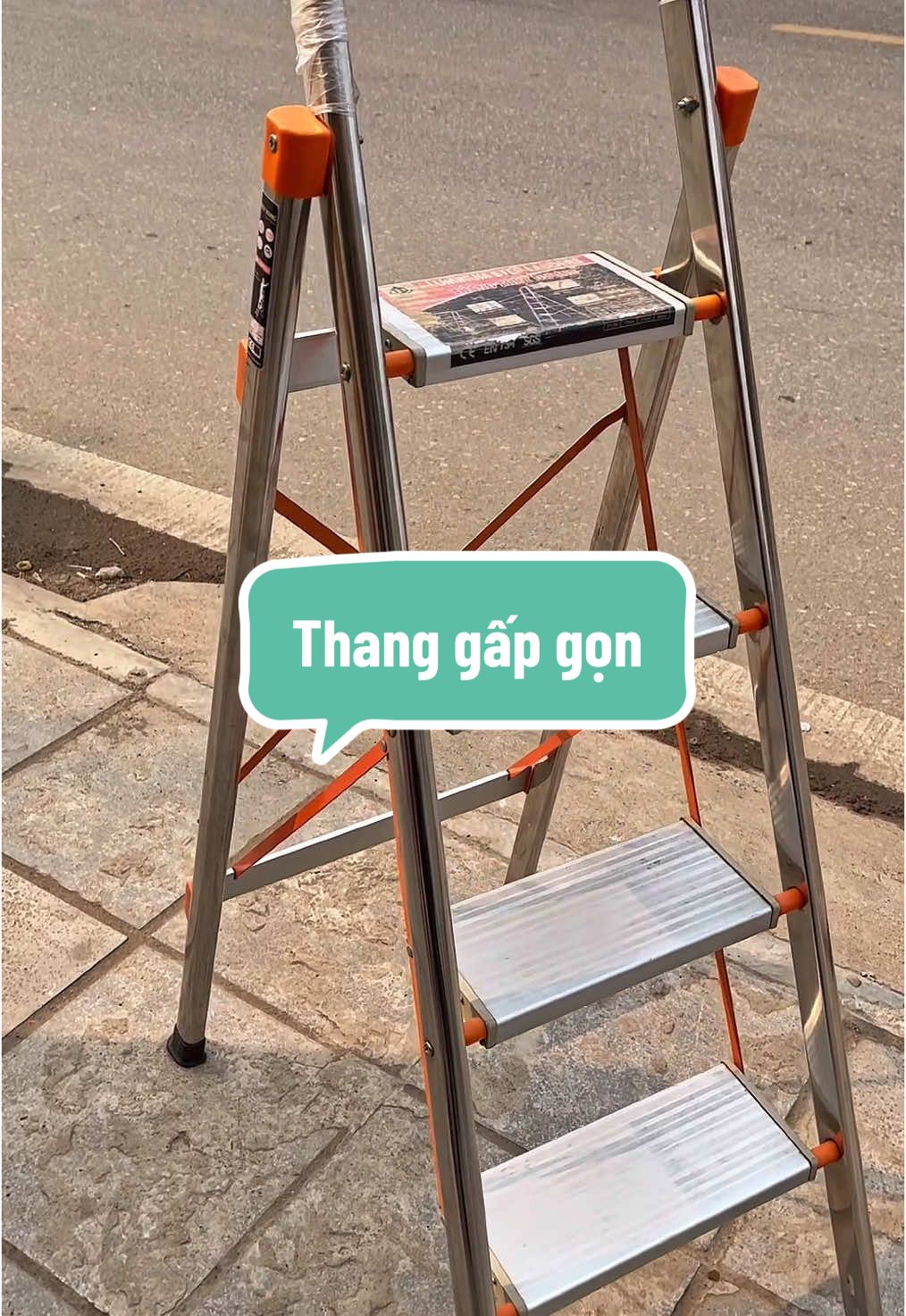 Thang nhôm ghế tay vịn#thuthattha #thangnhom #thangghe #thanggheinox #thanggap #thanggapgon #thanggiadinh #abcxyz #xuhuong #thinhhanhtiktok 
