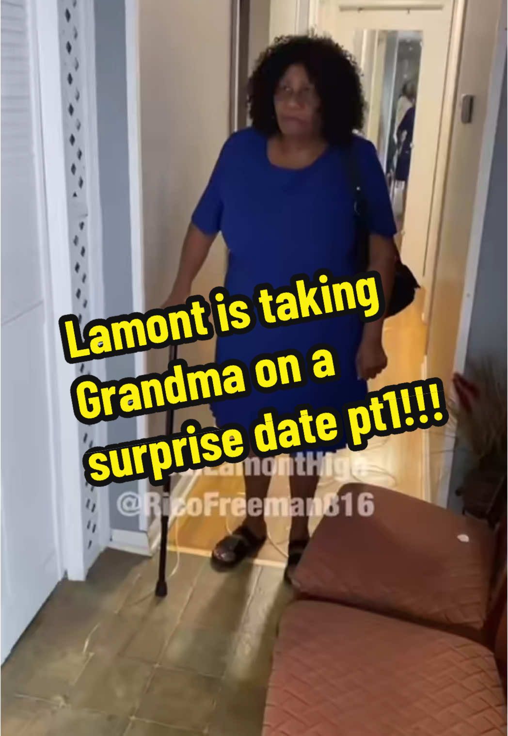Lamont is taking Grandma on a surprise date!!!!! Pt1 #fyp #trending #video 
