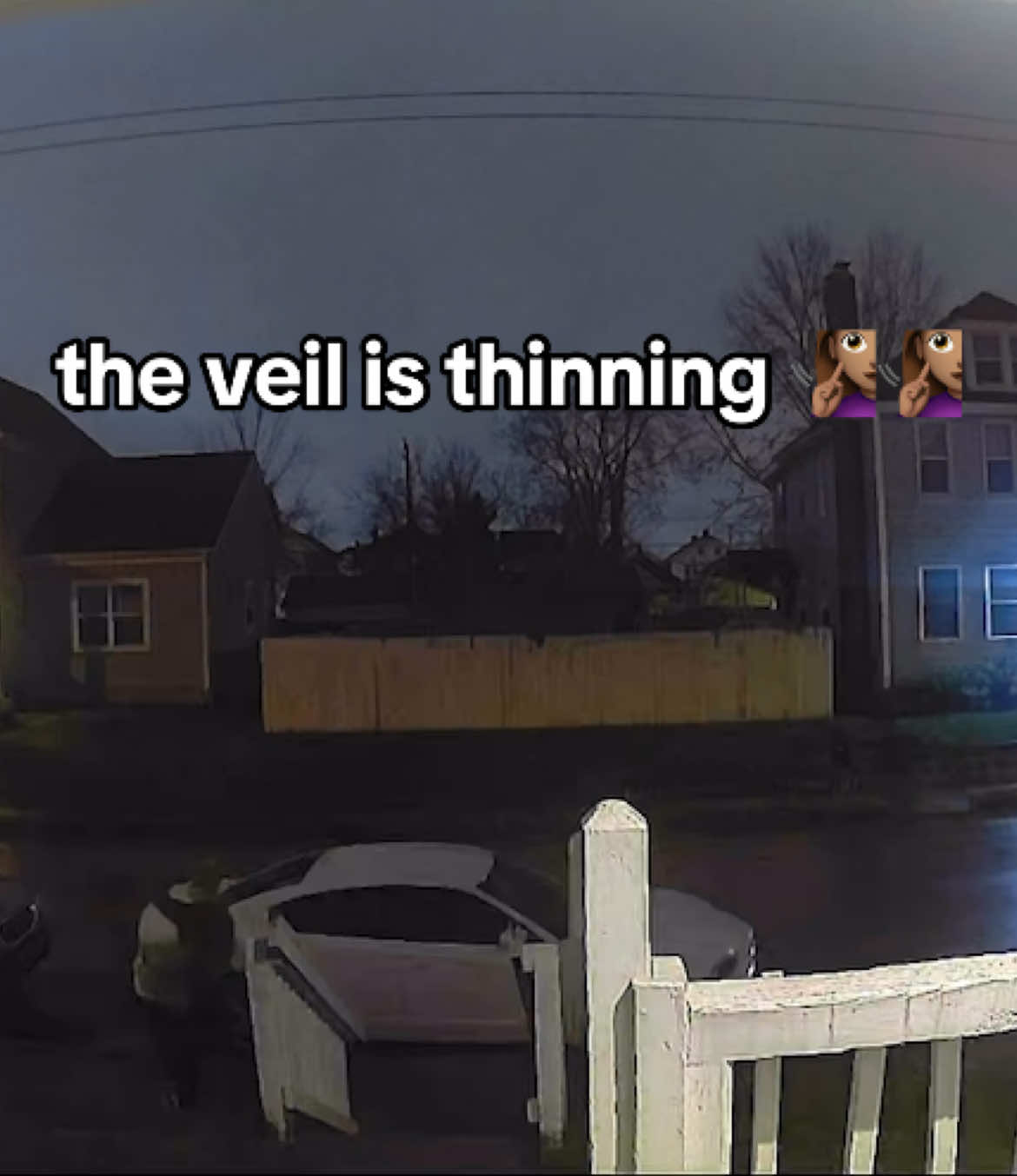 pay close attention. he looks lost and confused too 😕 then the shadow moving past the car w/ no body?? yeah okay-  #fyp #fypシ #viral #trending #spiritual #spirituality #spirit #ghost 