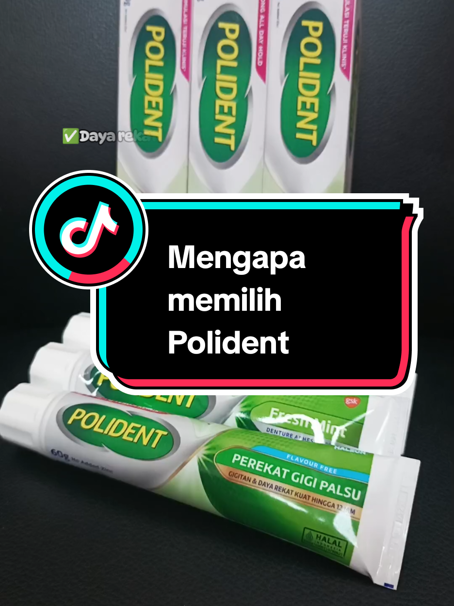 Polident merekat kuat 12jam  #polident #perekatgigipalsu #lemgigipalsu #polidentperekatgigipalsu #sensodyneindonesia #promohariini 