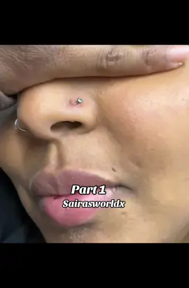 #nosepiercing #infectedpiercing #piercingstudio #piercingvideo #uk #japan #nepal #southall #ub11sw 