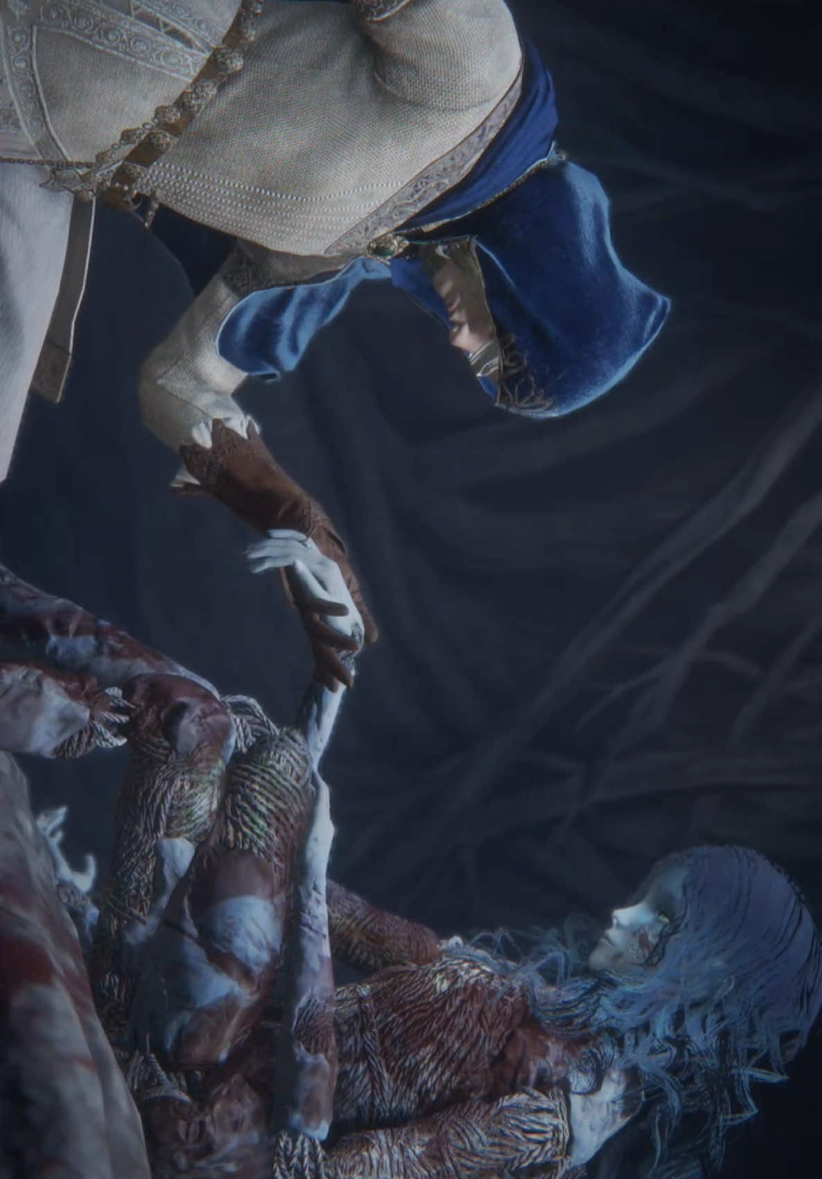 เดินทางมาถึงตอนจบของเจ้าหญิงแรนนี่แล้ว  ฉากสวมแหวนที่ไม่อาจได้เจอกันอีกตลอดกาล อลูการ์ดใส่ผ้าปิดตาให้มันเบียวๆ55555 #eldenring #ranni #rannithewitch 