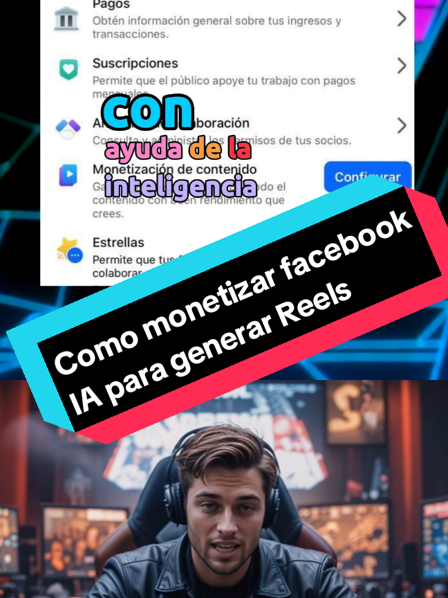 como monetizar facebook, IA para crear reels o shorts #monetizafacebook  #monetizaredessociales  #monetizartiktok  #monetiza 