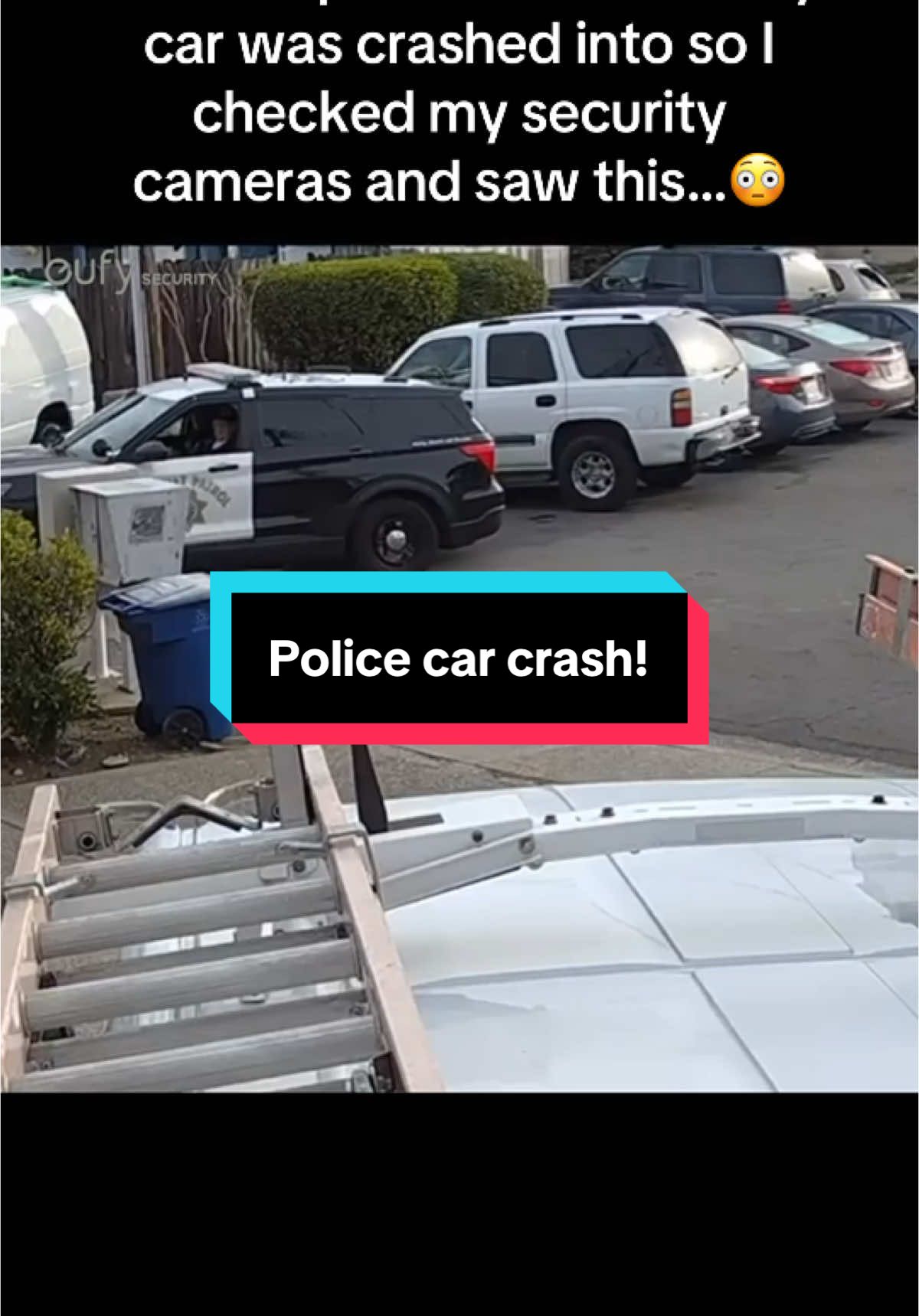 I wasn’t expecting that…🫢 #fy #fyp #securitycamera #homesecurity #waitforit #springtok #caughtoncam #eufy #eufysolar #eufysecurity #crime #car 