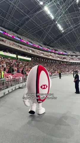 Brb buying a rugby ball costume #HSBCSVNS #HSBCSVNSSGP 