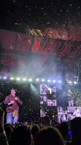 Hope on the Stage LA Day 1 ending with fireworks 🥹💜 the emotions 💜 #jhope #bts #concerts #neuron #fireworks #confetti 