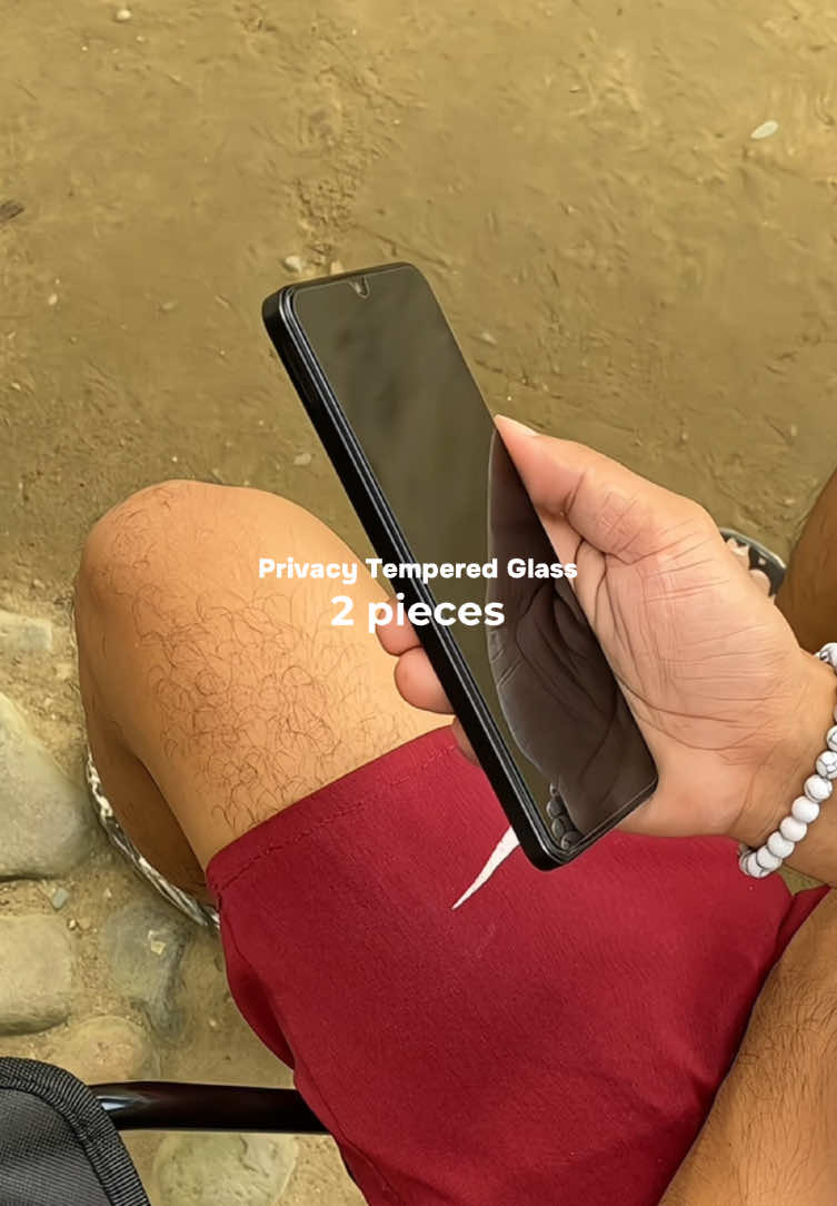 Get a privacy tempered glass for less than hundred pesos dalawang piraso na!  #privacytemperedglass #temperedglassrealme #temperedglassantispy #privacyscreen #temperedglass #screenprotectionfilm 