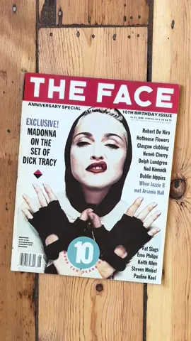 50 days of The Face Magazine, 4/50 Volume 2 Number 21. June 1990. 10th Birthday Issue Madonna’s second cover for The Face photographed by Jean Baptiste Mondino. Internal stories by Steven Mendel and Paul Lawrence.  @The Face Magazine #madonna #theface