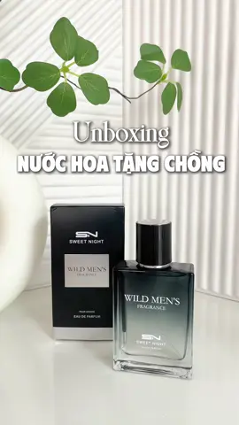 Nước hoa nam tặng chồng người yêu đều được ạ #nuochoanam #wildmen #quatang #cherryunboxx #muataitiktok #unboxing #viral #nuochoa 