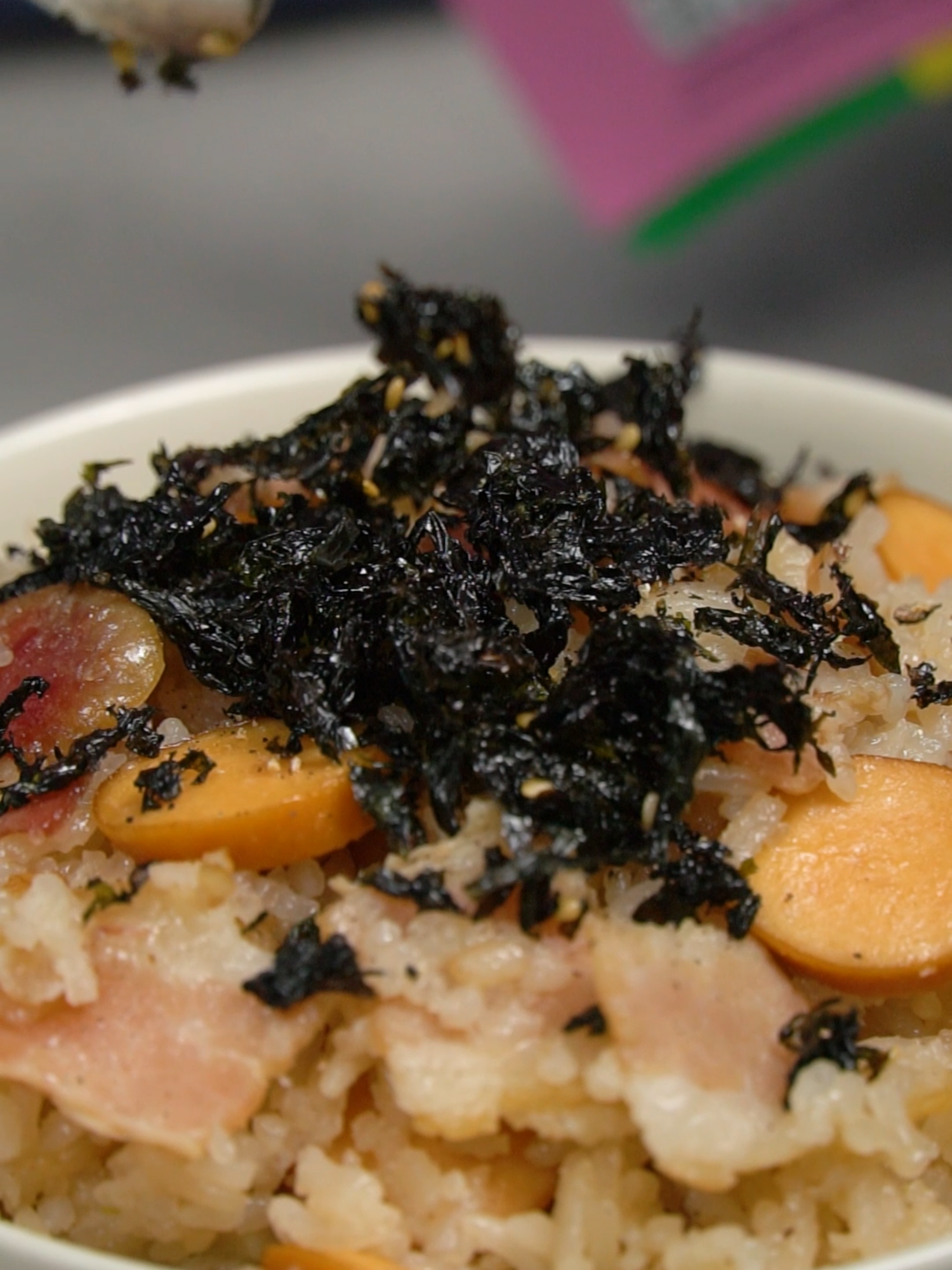 เถ้าแก่น้อยพาทำ ข้าวอบทรงเครื่อง เมนูล้างตู้เย็น  แบบง่ายๆ แถมเพิ่มความอร่อยด้วย สาหร่ายโรยเถ้าแก่น้อย รสซอยซอส #ถ้าสาหร่ายต้องเถ้าแก่น้อย #เถ้าแก่น้อย #Taokaenoi #ของกินTiktok #Howto