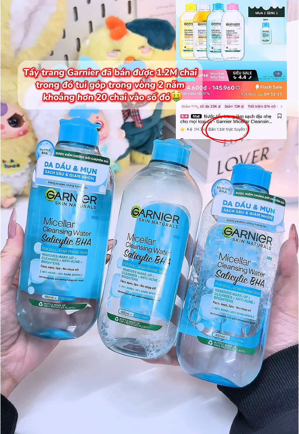 Cộng vào thì tốn cũng kha khá xiền đó nha😵#meme #taytrang #taytranggarnier #garnier #skincare #xuhuong 