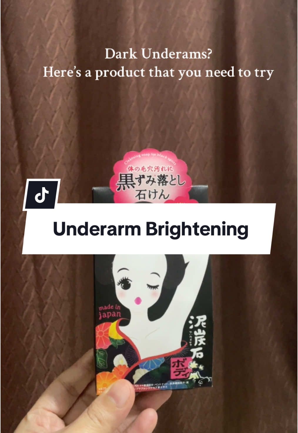 How to whiten underarms? Check this soap from Japan! #underarmwhitening #pelican #japan 