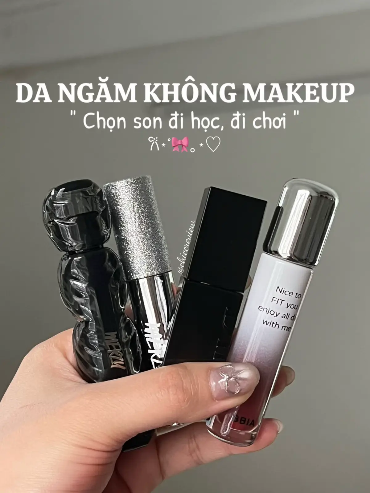 𐙚⋆°🎀｡⋆♡ #merzy #bbia #dinto #sonbong #chiecreview #sonkemli #xh #swatchson 