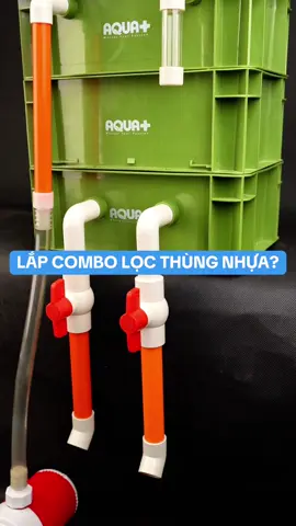 ❗️Hướng dẫn lắp bộ combo lọc thùng nhựa 3 tầng!!! #locnuocbeca #thietbibeca #thaihoaaquarium 