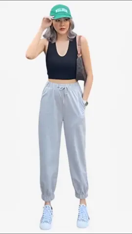 rekomendasi outfit wanita kekinian Celana jogger paling cantik #celanajogger#jogerpants #sweatpants #fyp #fypシ゚viral🖤tiktok