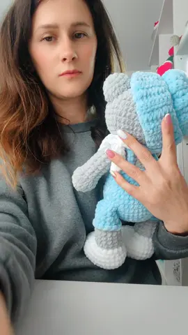 He is sooo cute❤️❤️😍 #amigurumi #plushies #bear #crochet #crochetpattern #crochettutorial #crochetersoftiktok 