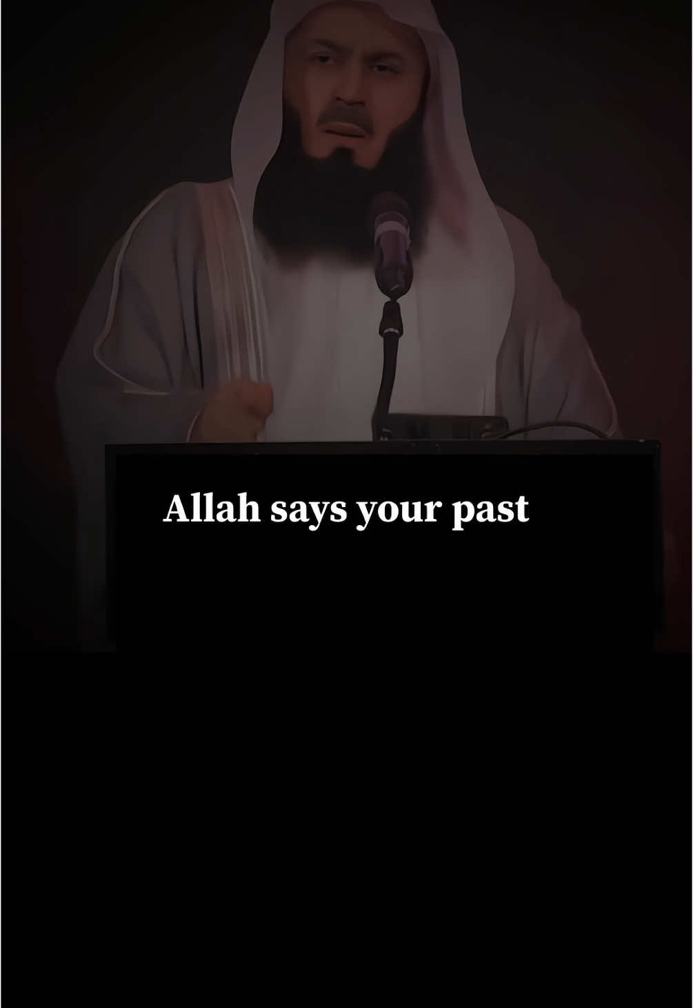 Allah Says Your past can actually become biggest blessing 🤍 . ###trustallah##eidmubarak##muftimenk##alhamdulillah##sabr