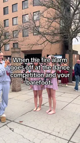 #barefoot #dance #firealarm #dancecompetition #competitive #competitivedance #unitedstatestournamentofdance #costumes #cold #syracuse #fyp #fypシ゚viral #fypシ #dancer #backstage #outside 