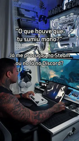 Se não me procurou lá, tá perdendo tempo 😂 . #setup #pcgamer #setupgamer #gamerbr #gamerbrasil #gamingpc #gamer #computador #discord 