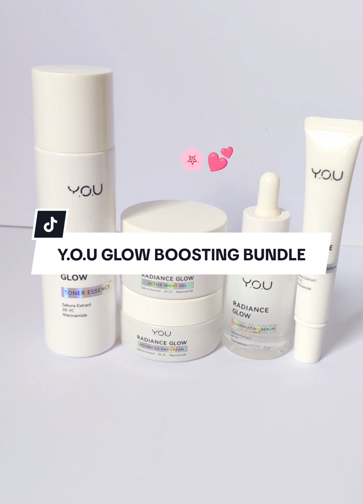 Y.O.U Glow Boosting Bundle Radiance Glow 5 in 1 set #CapCut #glowingskin #radianceglow #youphilippines #skincare #fyp #tiktokaffiliate 
