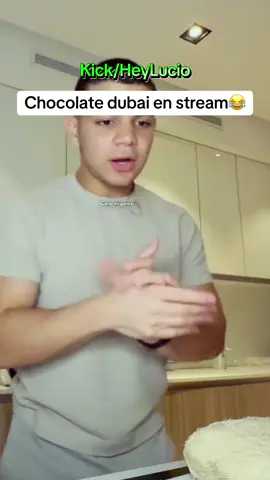 Clip extraido de Kick HeyLucio#stream #kickstreaming #risas #chocolatedubai #haciendochocolate 