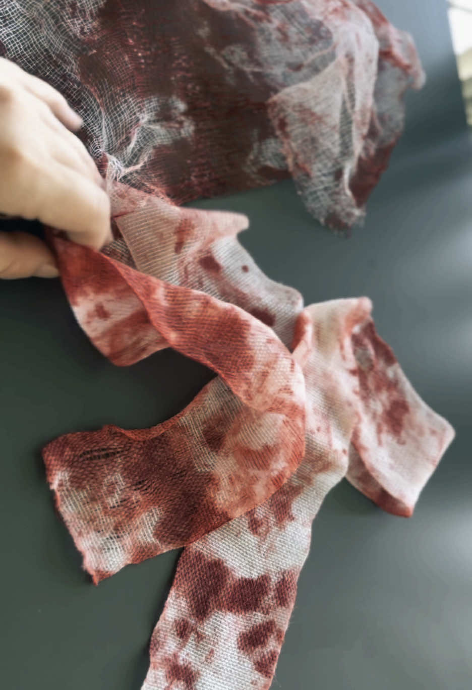 Fake medical bandages for film 🎥 #medical #greysanatomy #nurse