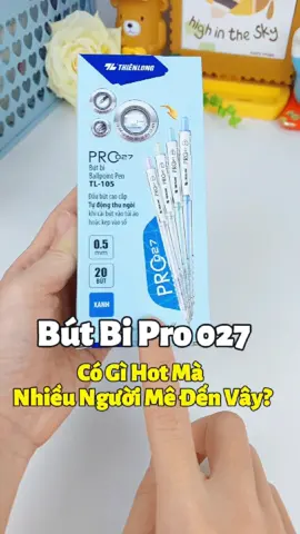 Bút Bi Pro-027 Có gì Hot mà Nhiều Người Mê đến Vây? “Ê mấy bà ơi, cây bút Pro 027 này đang SALE chỉ còn 81K nèee 😍 Vừa có 4 màu pastel xinh xỉu, lại còn có nút gài thu ngòi thông minh – viết siêu mượt, không lem, không nhòe! Văn phòng xài được, học sinh – sinh viên mê luôn! Đặc biệt đang có khuyến mãi á, hết là giá quay về như cũ liền đó. Ai chưa có thì chốt liền nhaaa!” 🛒 Đặt mua nhanh – Giỏ hàng góc trái màn hình nhé 🎁 Xài rồi là ghiền, khỏi cần giới thiệu nhiều! #butpro027 #butxinh #dungculamviec #dungcuhoctap #butviet #vanphongpham #reviewbutviet #thienlong #but4mau #butpastel #hoccu #xuhuongtiktok #butdepxin #butvanphong #butcute #tiktokmualan2