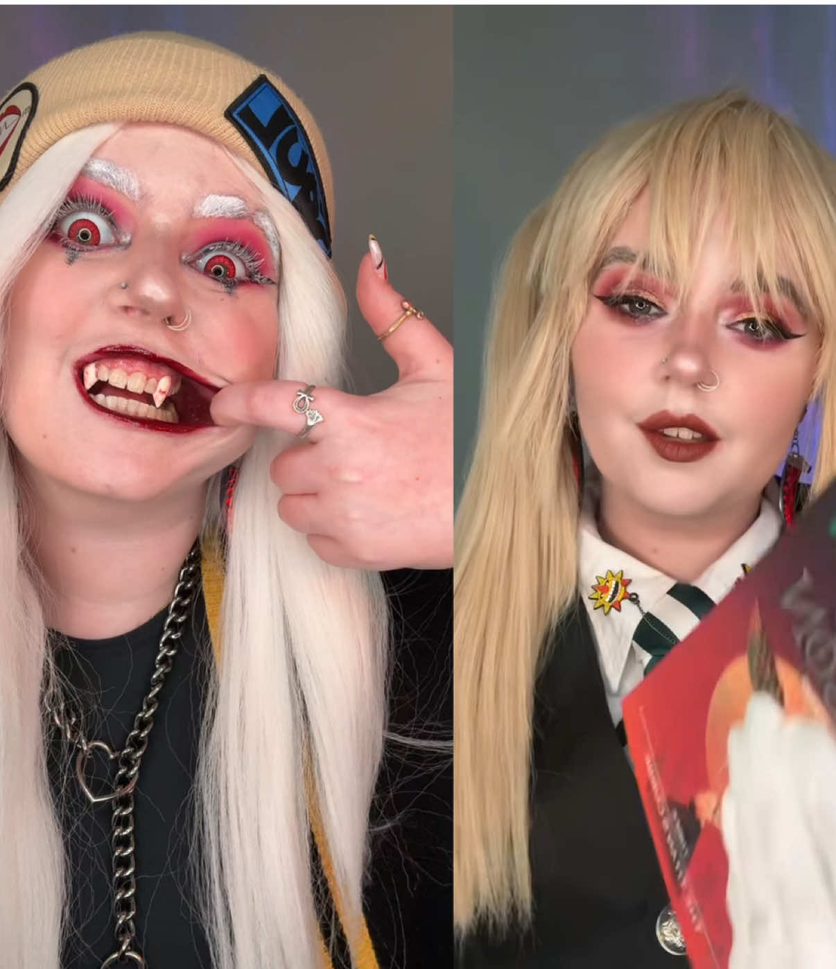 #duet with @Riley the coolest weapon is back #tattooedsouleater#noseringmaka#souleater#souleatercosplay#soulevans#soulevanscosplay 