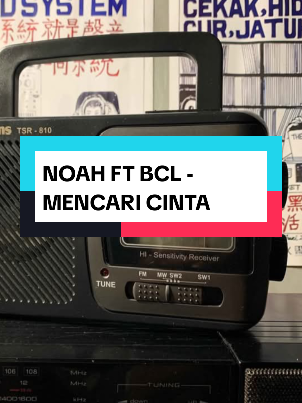 NOAH FT BCL - MENCARI CINTA Selamat Berhari Minggu kawan semua...🎧📻 #noah #mencaricinta  #karaoke  #radio  #nostalgiaradio 