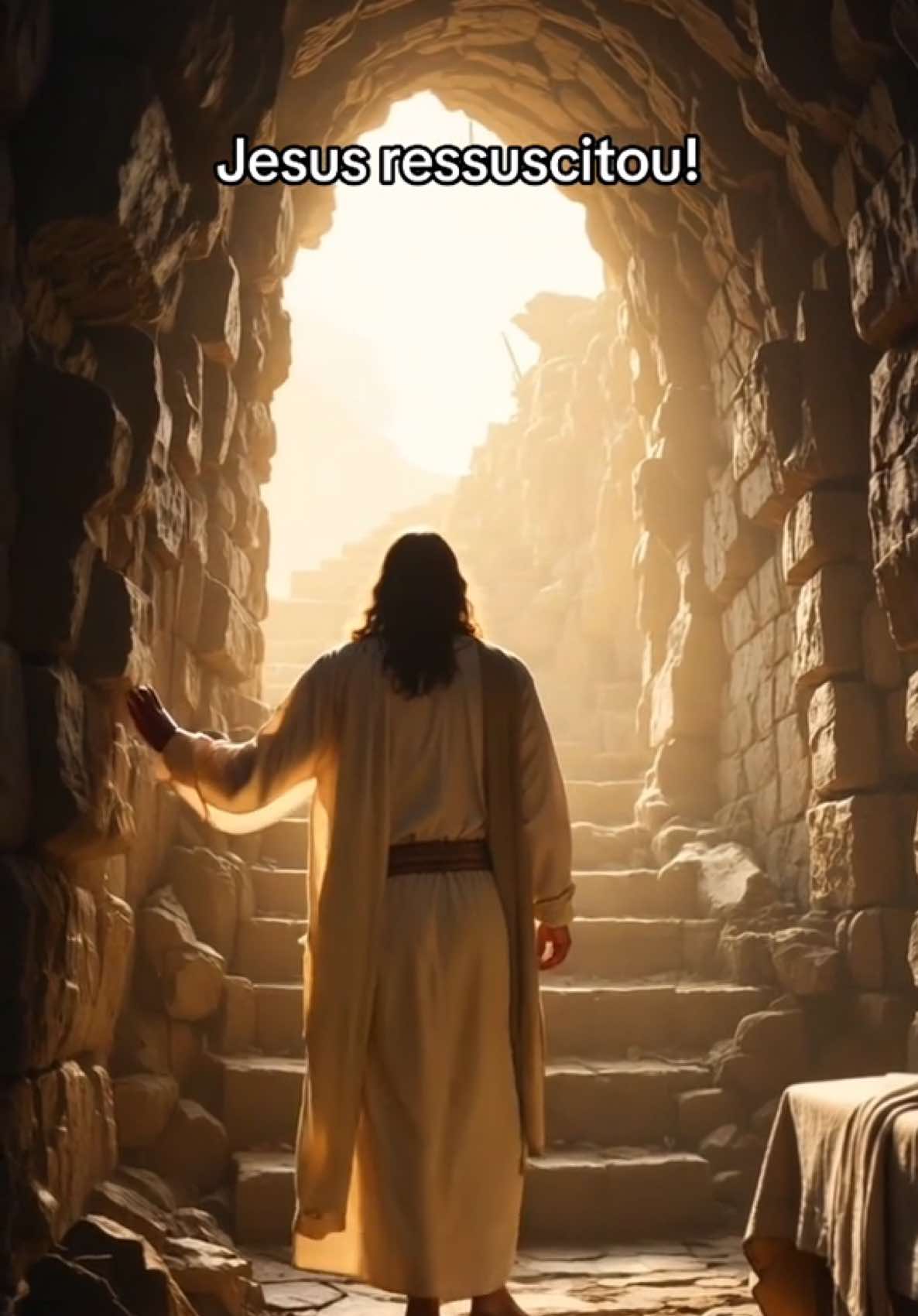 O túmulo está vazio. A pedra foi removida. A luz venceu. Ele vive. #jesus #jesuscristo #jesussaves #deus #praise #god #biblia 