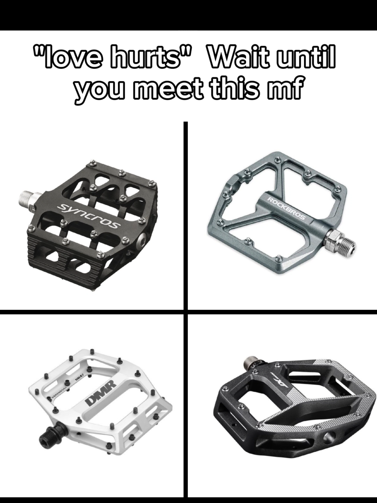 Flat Pedals> #fyp #foryou #foryoupage #viral #trending #trend #Bike #Relatable 