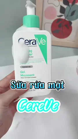 Sữa rửa mặt Cerave chân ái cho da dầu #sănsale #review #xuhuong #suaruamat #suaruamatcerave #cerave 