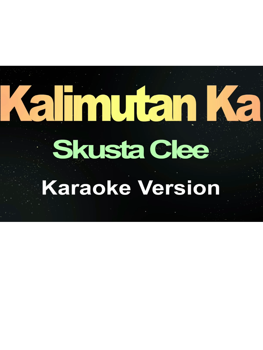 Kalimutan Ka - Skusta Clee (Karaoke) #music #karaoke #karaoketv 