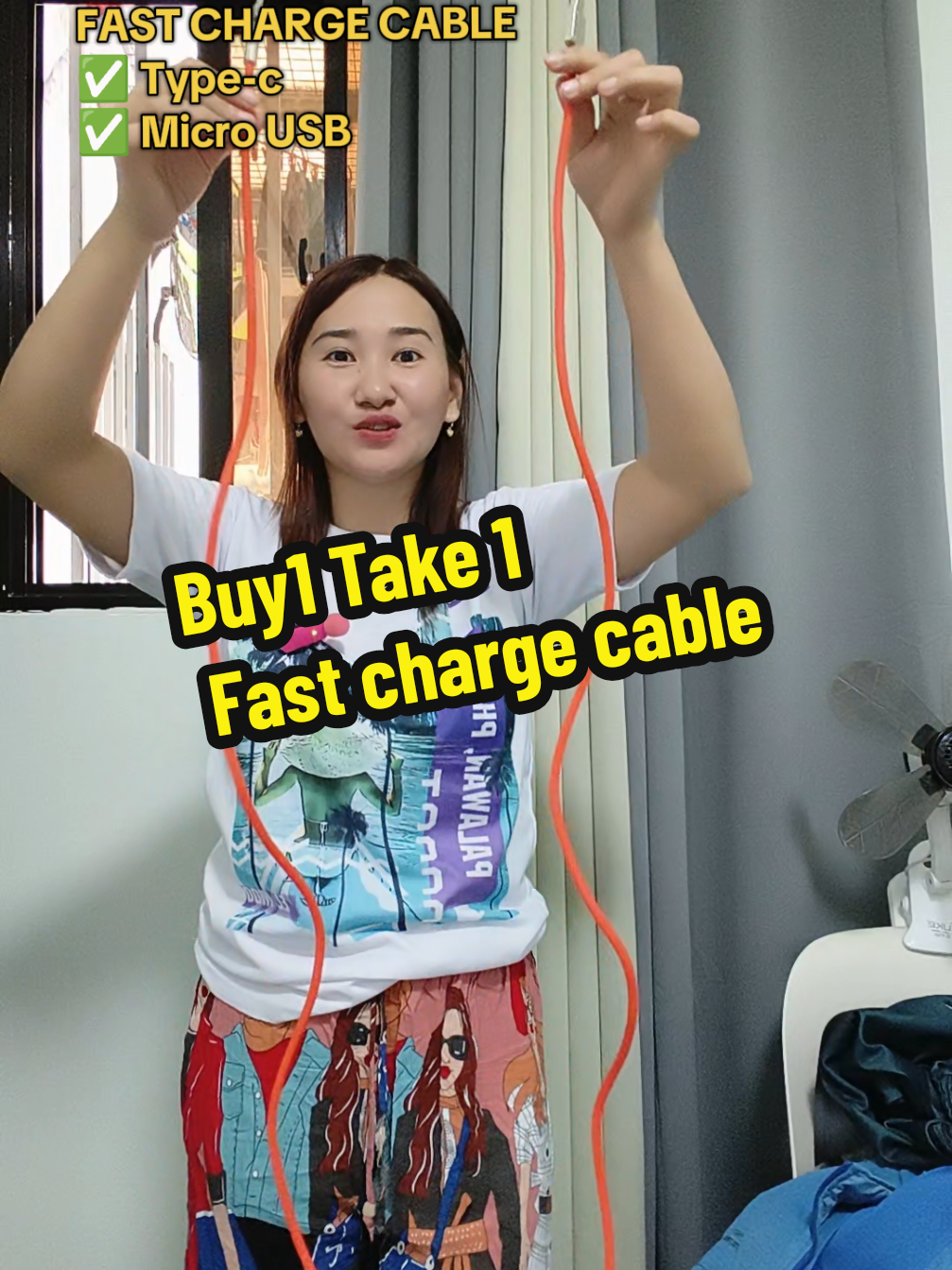 Buy 1 Take 1 Fast charge cable  Typec and Android micro USB  #fastcharger #cable #android 
