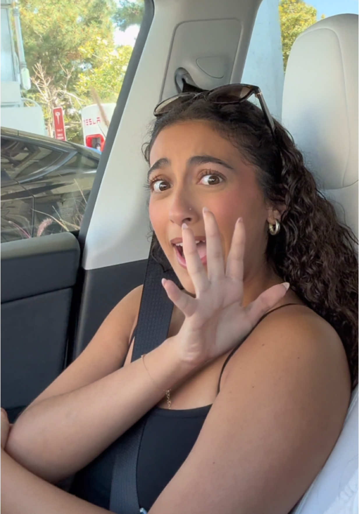 I actually manifested the male interaction for her but it was in a not so busy parking lot and we’re paranoid girls 💀😂 #theaguilars #sister #Vlog 