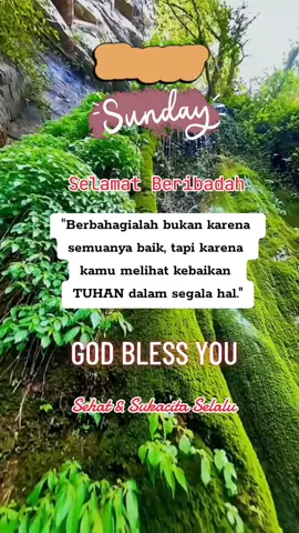 #syalom #morning #happysunday #selamatberibadah #tuhanyesusmemberkati #renunganhariankristen #pujianrohani #pujianrohanikristen #rohani_kristen #storyrohanikristen  #fyprohanikristen #fyp #foryoupage 