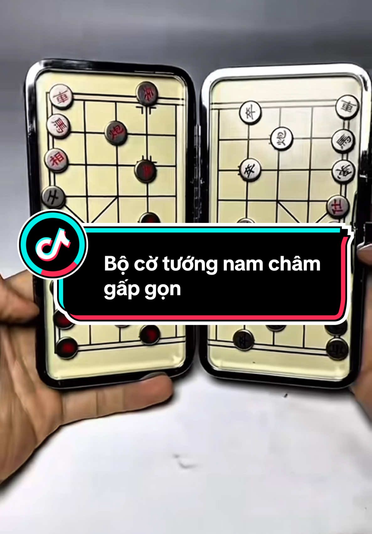 Bộ cờ tướng mini nam châm gấp gọn#dodungtienich #bocotuongmini #bocotuongnamcham #xuhuong 
