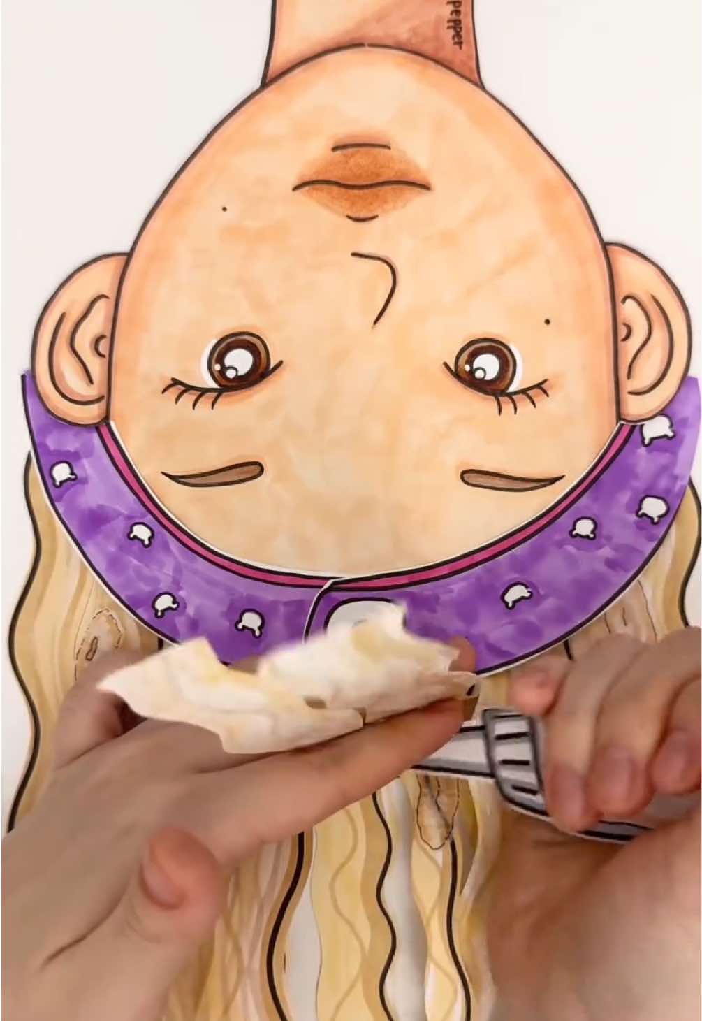 Refreshing Seaweed Head Massage & Scalp Spa ASMR 🌊 #asmr #satisfying #relaxing #massage #seaweed #scalp #animation 