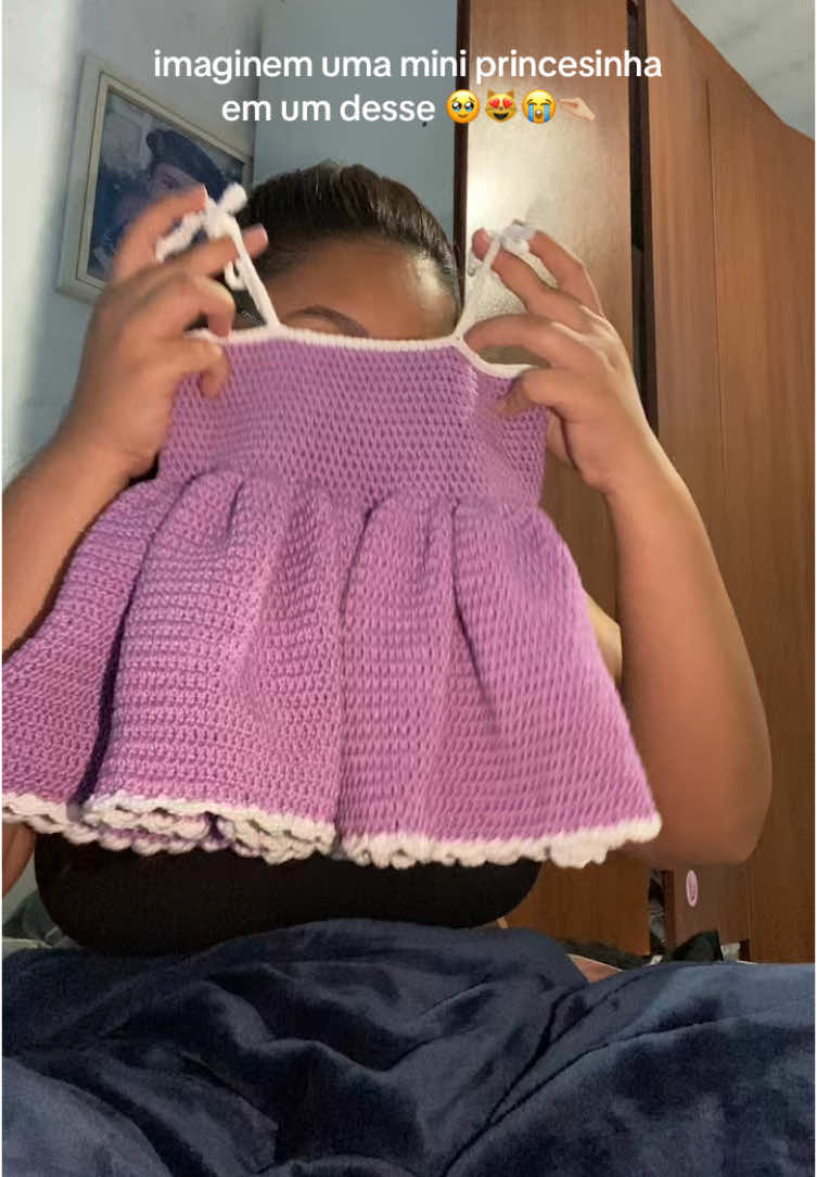 da vontade de ter uma mas logo passa kksks #crochet #fy #foryoupage #crocheiniciante #crochettiktok #crochebr #mulherdepreso🔓🕊👫💍 #tutorialdecrochet🧶 