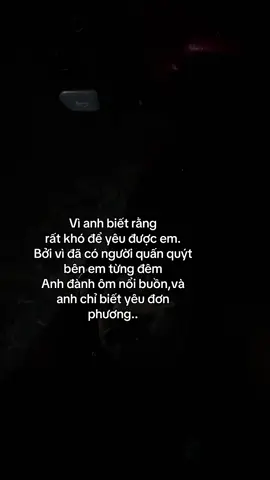 Vì anh biết rằng..#xuhuong #tamtrang #tiktok #fyp #🖤🖤🖤 