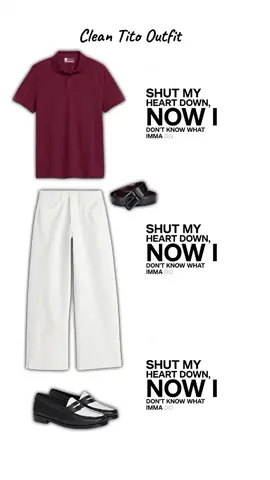 Clean tito look 👀✨✨ #clean #tito #outfit #casual #polo #widelegpants #twotoneloafers #belt #oldmoney #4u 