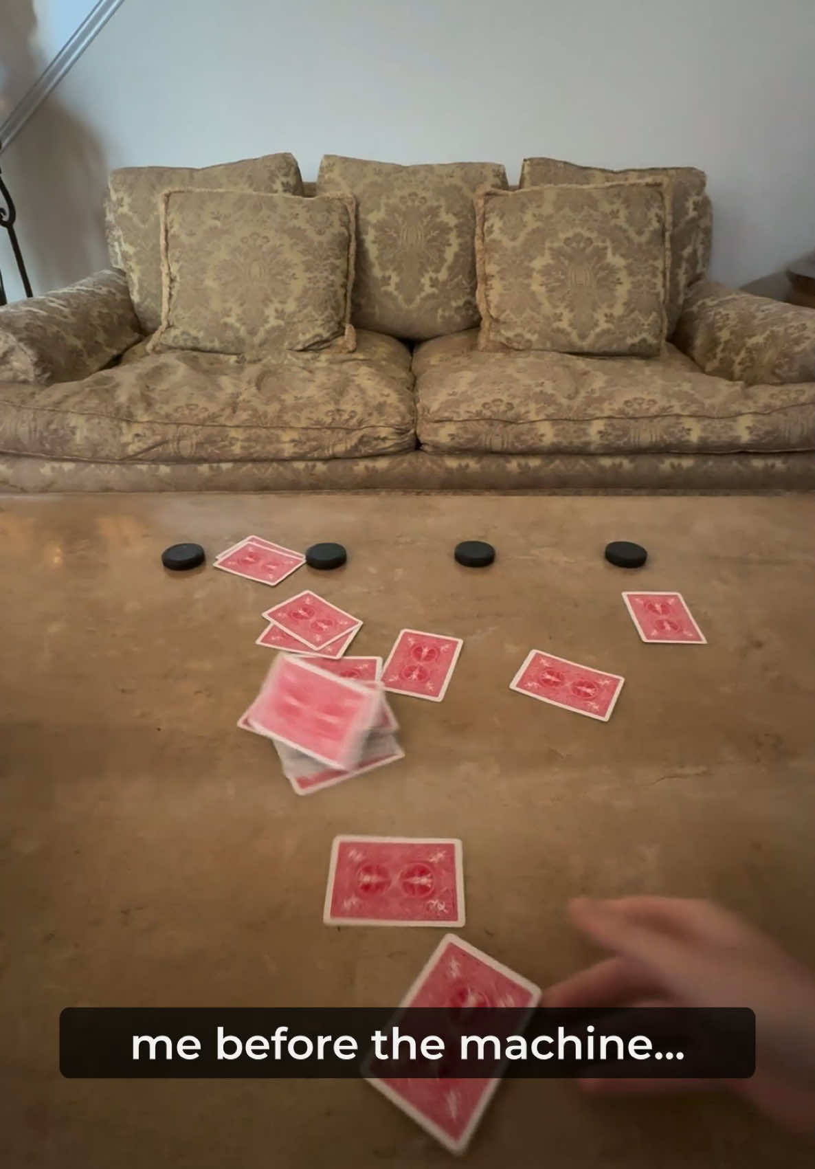 never dealing by hand again 😮💨 #carddealer #shuffler #cardgames #funny 