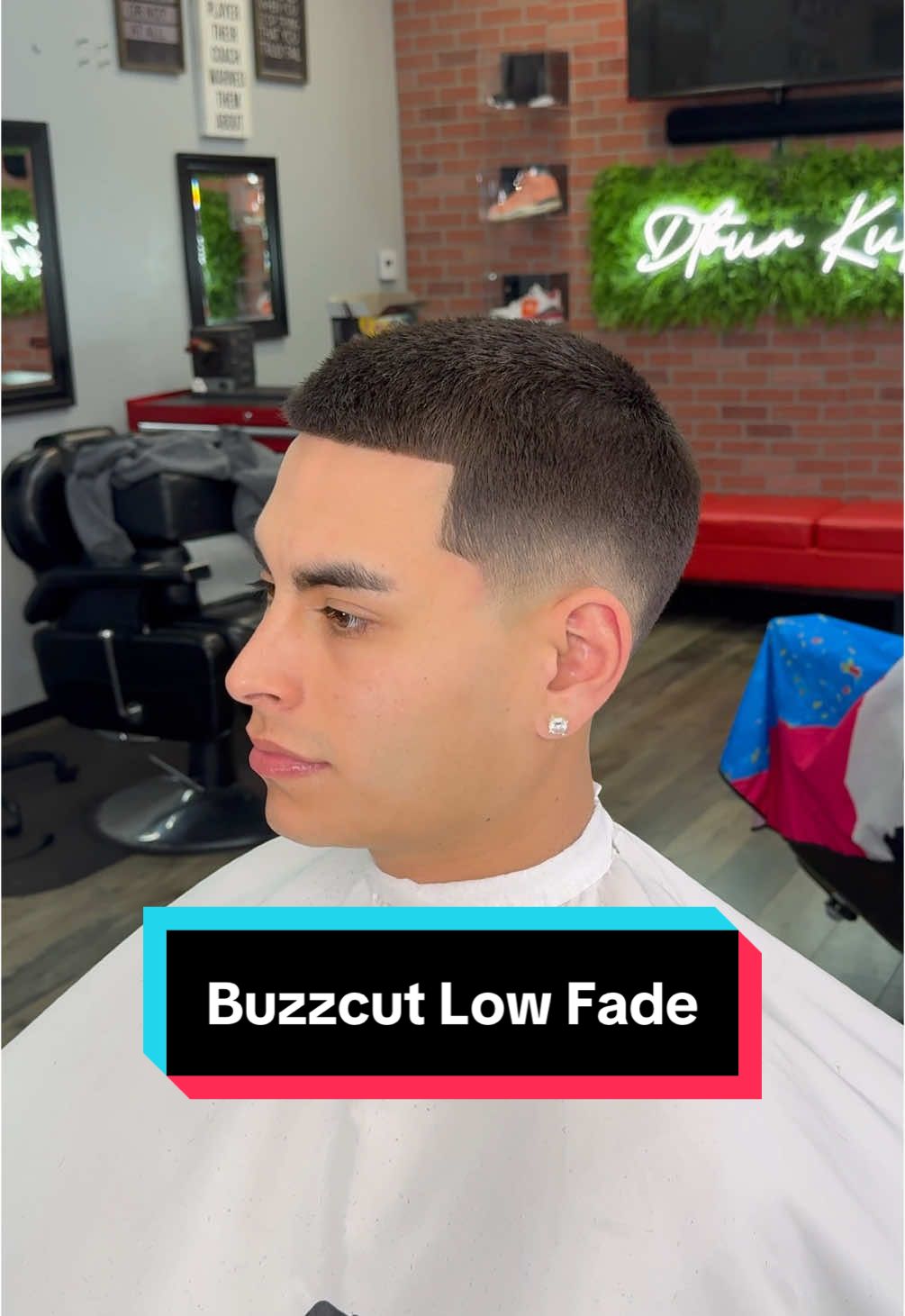 Buzzcut Low Fade 💎 #tutorial #iebarber #burstfade #inlandempire #buzzcut #trending #viral #fyp 