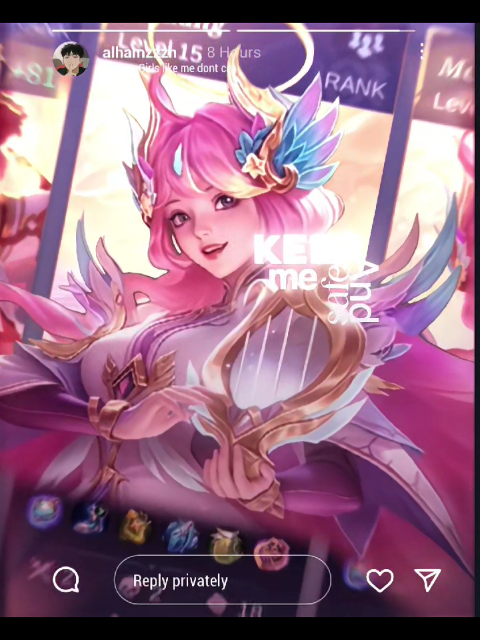 user lanang dont cry 😸 #mobilelegends  #florynmlbb  #girlslikemedontcry 